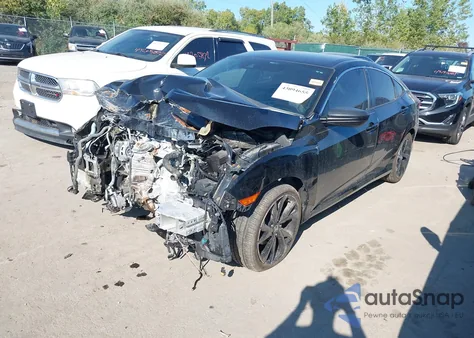 2020 Honda Civic Sport из США, поврежденный, VIN 2HGFC2F87LH533250